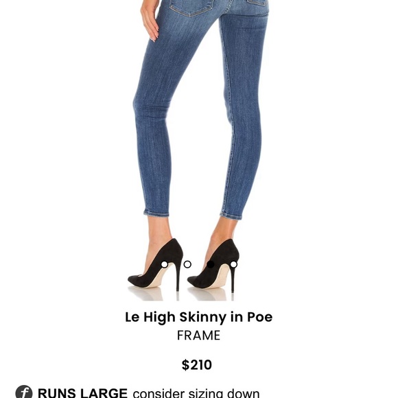 New FRAME Le Skinny Jeans - Picture 8 of 10